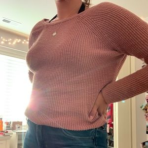 Open back arie sweater